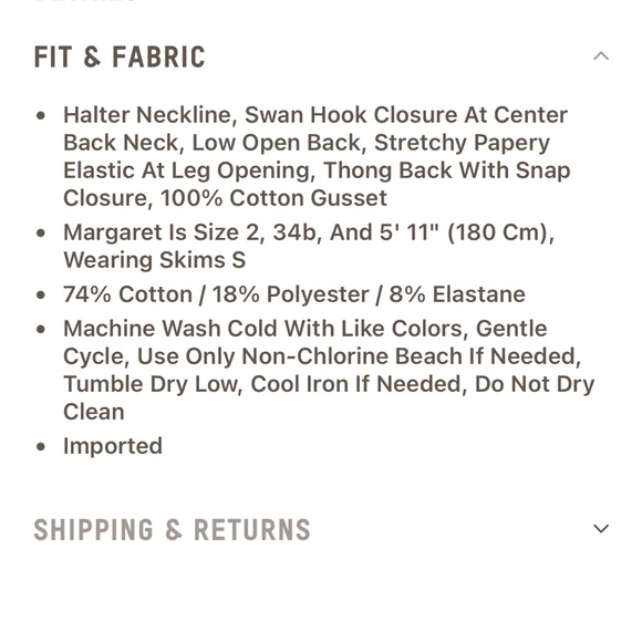 SKIMS OUTDOOR HALTER BODYSUIT - Picture 4 of 10